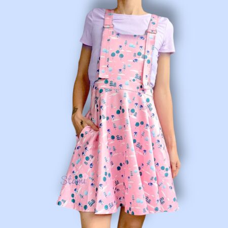 Snow Cute Overall Dress